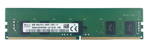 RAM memória 1x 8GB Hynix ECC REGISTERED DDR4 1Rx8 2400MHz PC4-19200 RDIMM | HMA81GR7MFR8N-UH