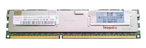 RAM memória 1x 16GB Hynix ECC REGISTERED DDR3  1066MHz PC3-8500 RDIMM | HMT142GR7AMR4A-G7