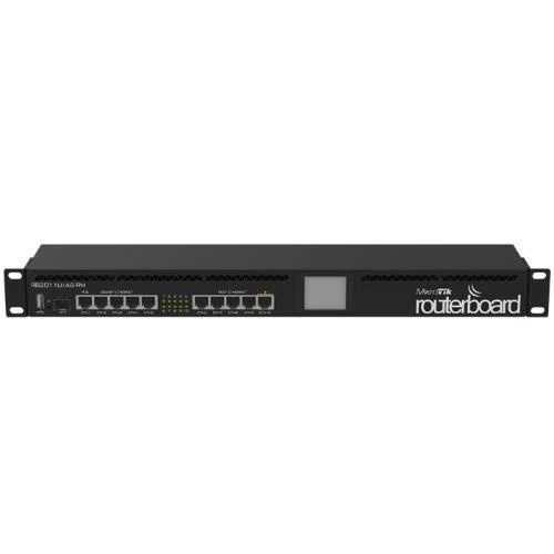 Routerek Mikrotik RB2011UiAS-RM 5x RJ-45 10/100 Mb/s 5x RJ-45 10/100/1000 Mb/s 1x SFP Port 