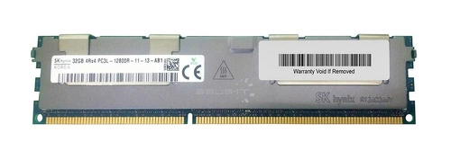 RAM memória 1x 32GB Hynix ECC REGISTERED DDR3  1600MHz PC3-12800 RDIMM | HMT84GR7BMR4A-PB