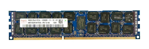 RAM memória 1x 16GB Hynix ECC REGISTERED DDR3 2Rx4 1600MHz PC3-12800 RDIMM | HMT42GR7AFR4A-PB