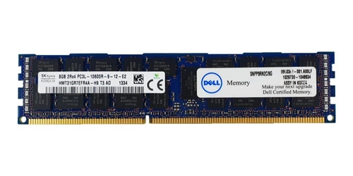 RAM memória 1x 8GB Hynix ECC REGISTERED DDR3 2Rx4 1333MHz PC3-10600 RDIMM | HMT31GR7EFR4A-H9