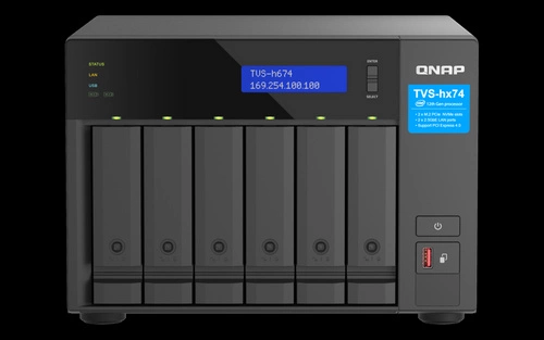 NAS-kiszolgáló QNAP TVS-h674-i3-16G 6x SSD | HDD SATA 16GB RAM