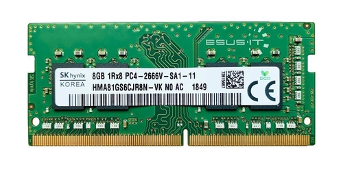 RAM memória 1x 8GB Hynix SO-DIMM DDR4 2666MHZ PC4-21300 | HMA81GS6CJR8N-VKN0