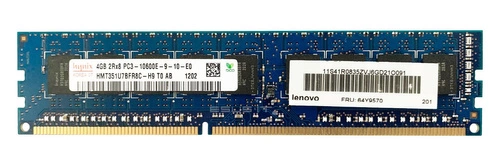 RAM memória 1x 4GB Hynix ECC UNBUFFERED DDR3 2Rx8 1333MHz PC3-10600 UDIMM | HMT351U7BFR8C-H9