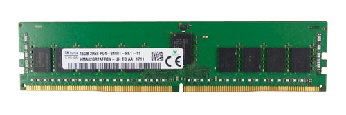 RAM memória 1x 16GB Hynix ECC REGISTERED DDR4 2Rx8 2400MHz PC4-19200 RDIMM | HMA82GR7AFR8N-UH