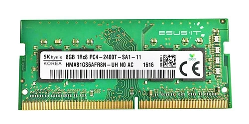 RAM memória 1x 8GB Hynix SO-DIMM DDR4 2400MHz PC4-19200 | HMA81GS6AFR8N-UH