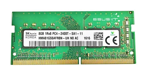 RAM memória 1x 8GB Hynix SO-DIMM DDR4 2400MHz PC4-19200 | HMA81GS6AFR8N-UH