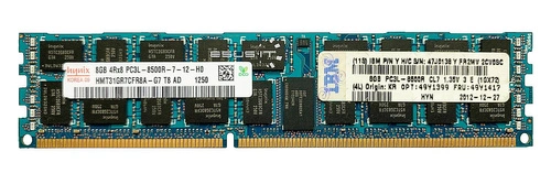 RAM memória 1x 8GB Hynix ECC REGISTERED DDR3 4Rx8 1066MHz PC3-8500 RDIMM | HMT31GR7CFR8A-G7