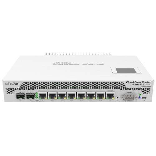 Routerek Mikrotik CCR1009-7G-1C-1S+PC 7x RJ-45 10/100/1000 Mb/s 1x RJ45/SFP 1x SFP+ 