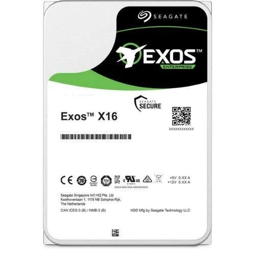 Merevlemez Seagate Exos X16 3.5'' HDD 16TB 7200RPM SATA 6Gb/s 256MB | ST16000NM001G-REC