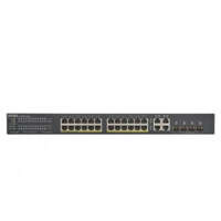 Kapcsoló Zyxel GS192024HPV2-EU0101F 24x RJ-45 10/100/1000 Mbps 4x RJ-45/SFP 375 W PoE+