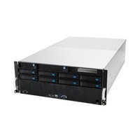 Szerver Platform ASUS 4U ESC8000A-E11-SKU4/2.2KW(2+2)/3PCIe/2NVMe 90SF0212-M00980 AMD x 2 DDR4 x 32 10 x 2.5" SATA/SAS+2NVME PSU 2+2