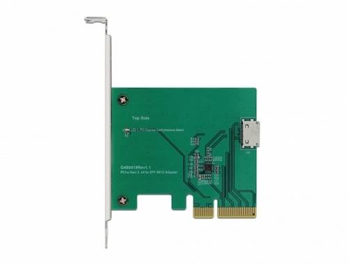 Delock Kártya PCI Express 1x OCuLink SFF-8612 female low profile | 90307