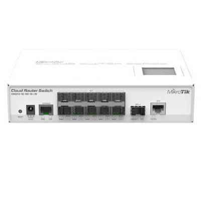 Kapcsoló Mikrotik CRS212-1G-10S-1S+IN 1x 10/100/1000 10x SFP | 1x SFP+ 