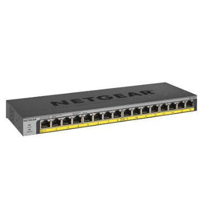 Kapcsoló Netgear GS116PP-100EUS 16x 10/100/1000  183 W PoE+