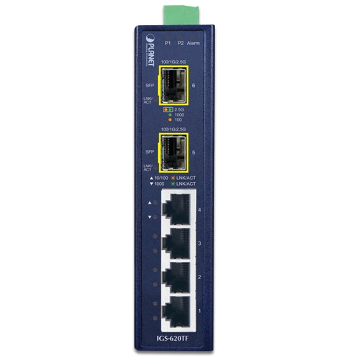 Kapcsoló Planet IGS-620TF 4x 1Gb 2x SFP