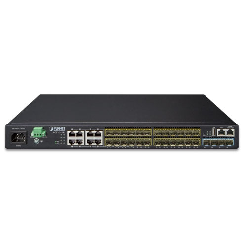 Kapcsoló Planet XGS3-24242 8x 1Gb 16x SFP | 4x SFP+ 8x RJ-45/SFP