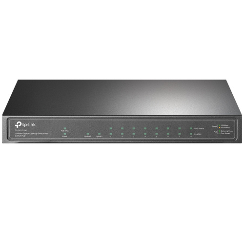 Kapcsoló TP-LINK TL-SG1210P 10x 1Gb 63 W PoE+