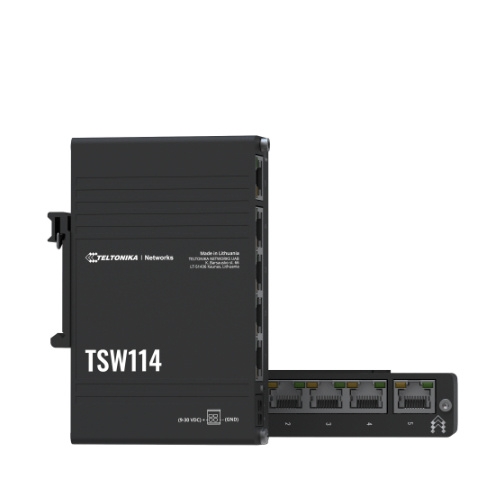 Kapcsoló Teltonika TSW114 5x 1Gb