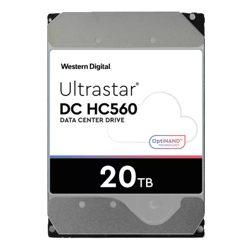 Merevlemez Western Digital Ultrastar DC HC560 3.5'' HDD 20TB 7200RPM SAS 12Gb/s 512MB | 0F38652