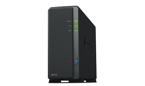 NAS-kiszolgáló Synology DS118 1x SSD | HDD SATA 1GB RAM