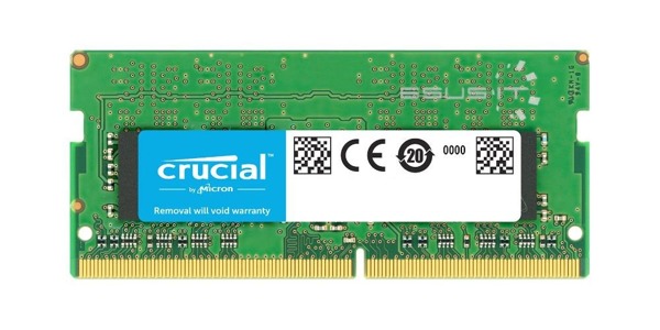 RAM memória 1x 16GB Crucial SO-DIMM DDR4 2400MHz PC4-19200 | CT16G4SFD824A