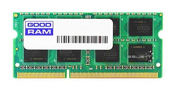 RAM memória 1x 1GB GoodRAM SO-DIMM DDR3 1066MHz PC3-8500 | GR1066S364L7/1G