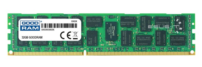 RAM memória 1x 32GB GoodRAM ECC REGISTERED DDR3 4Rx4 1333MHz PC3-10600 RDIMM | W-MEM1333R3Q432GLV