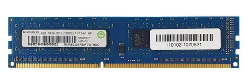 RAM memória 1x 4GB Ramaxel NON-ECC UNBUFFERED DDR3 1600MHz PC3-12800 UDIMM | RMR5030EF68F9W