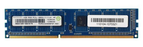 RAM memória 1x 4GB Ramaxel NON-ECC UNBUFFERED DDR3 1600MHz PC3-12800 UDIMM | RMR5030ME68F9F-160