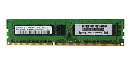 RAM memória 1x 4GB Samsung ECC UNBUFFERED DDR3 2Rx8 1333MHz PC3-10600 UDIMM | M391B5273BH1-CH9