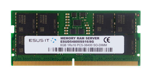 RAM memória 1x 8 GB ESUS IT SO-DIMM DDR5 4800MHz PC5-38400 | ESUD54800SS16/8G