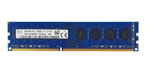 RAM memória 1x 8GB Hynix NON-ECC UNBUFFERED DDR3 1600MHz PC3-12800 UDIMM | HMT41GU6BFR8C-PB