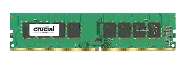 RAM memória 1x 8GB Micron NON-ECC UNBUFFERED DDR4 2666MHZ PC4-21300 UDIMM | MTA8ATF1G64AZ-2G6