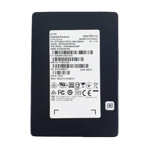 SSD Merevlemez  HPE Read Intensive 3.84TB 2.5'' SATA 6Gb/s P19933-005 P18428-B21