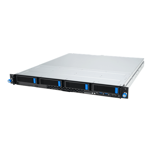 Szerver Platform ASUS 1U RS300-E12-RS4/450W 90SF03A1-M00070 Intel x 1 DDR5 x 4 4 x 3.5" SATA/NVME PSU 1